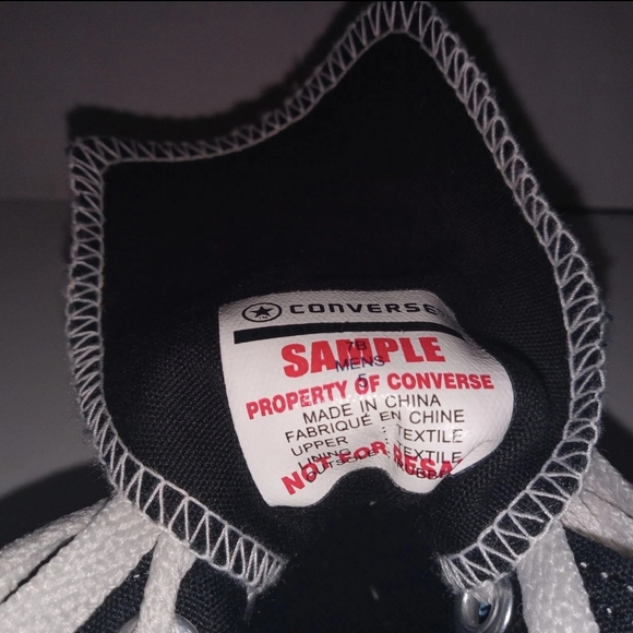 Converse All Star Chuck Taylor Sample Shoes Size 5 Not For Resale Promo Rare - Picture 5 of 5